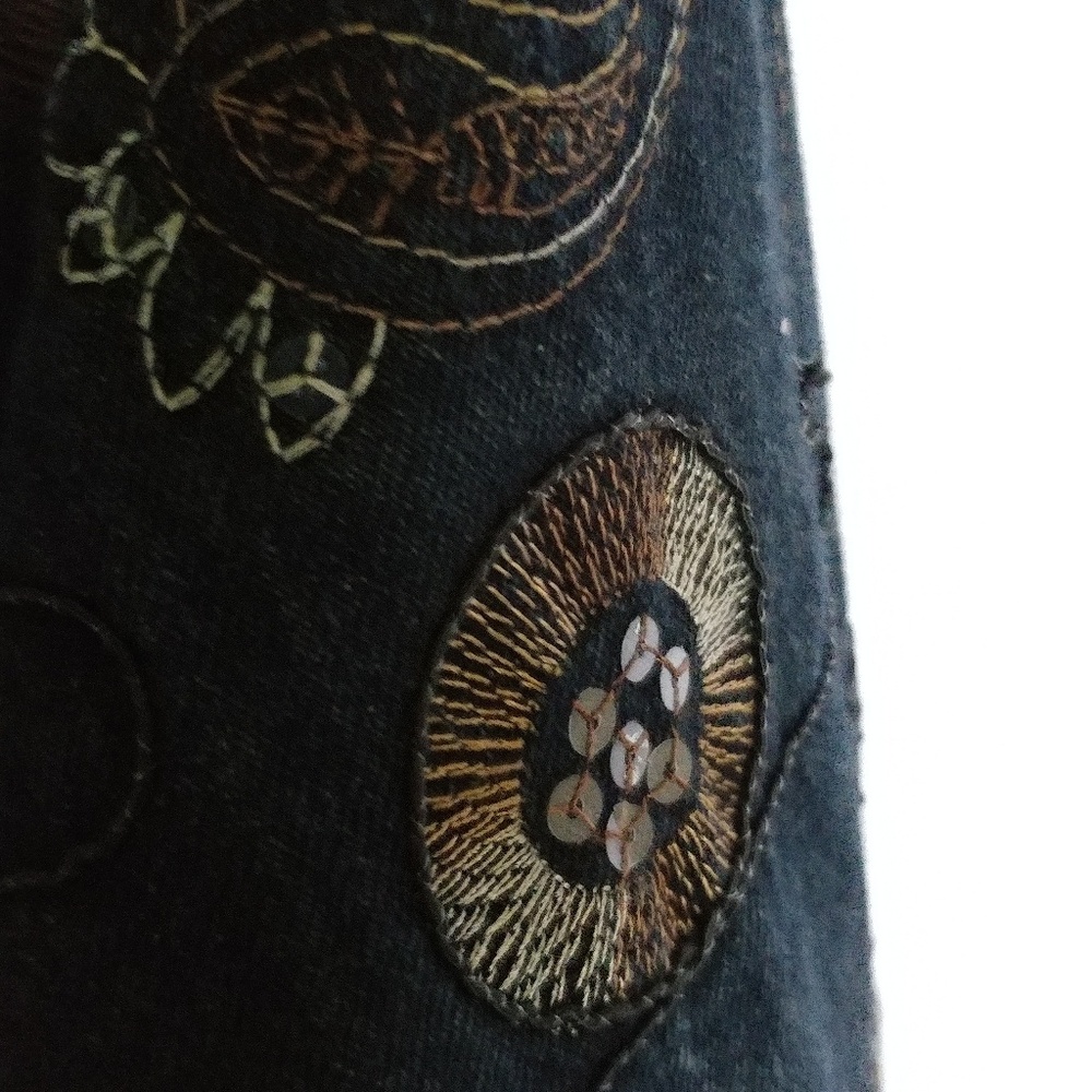 Keren Hart Denim Jacket Rhinestone - Picture 3 of 7